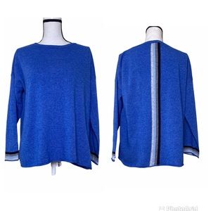 Luella Cashmere Blend Blue Light Weight Cardigan